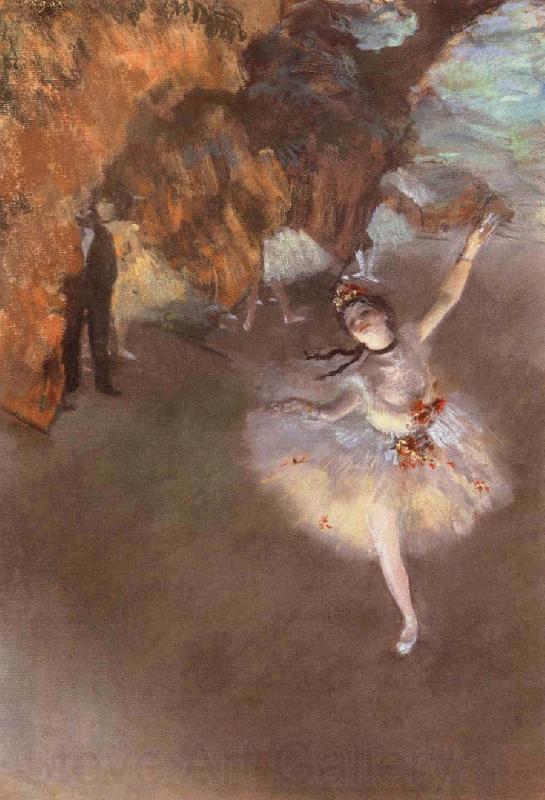 Edgar Degas Dancer with Bouquet Norge oil painting art